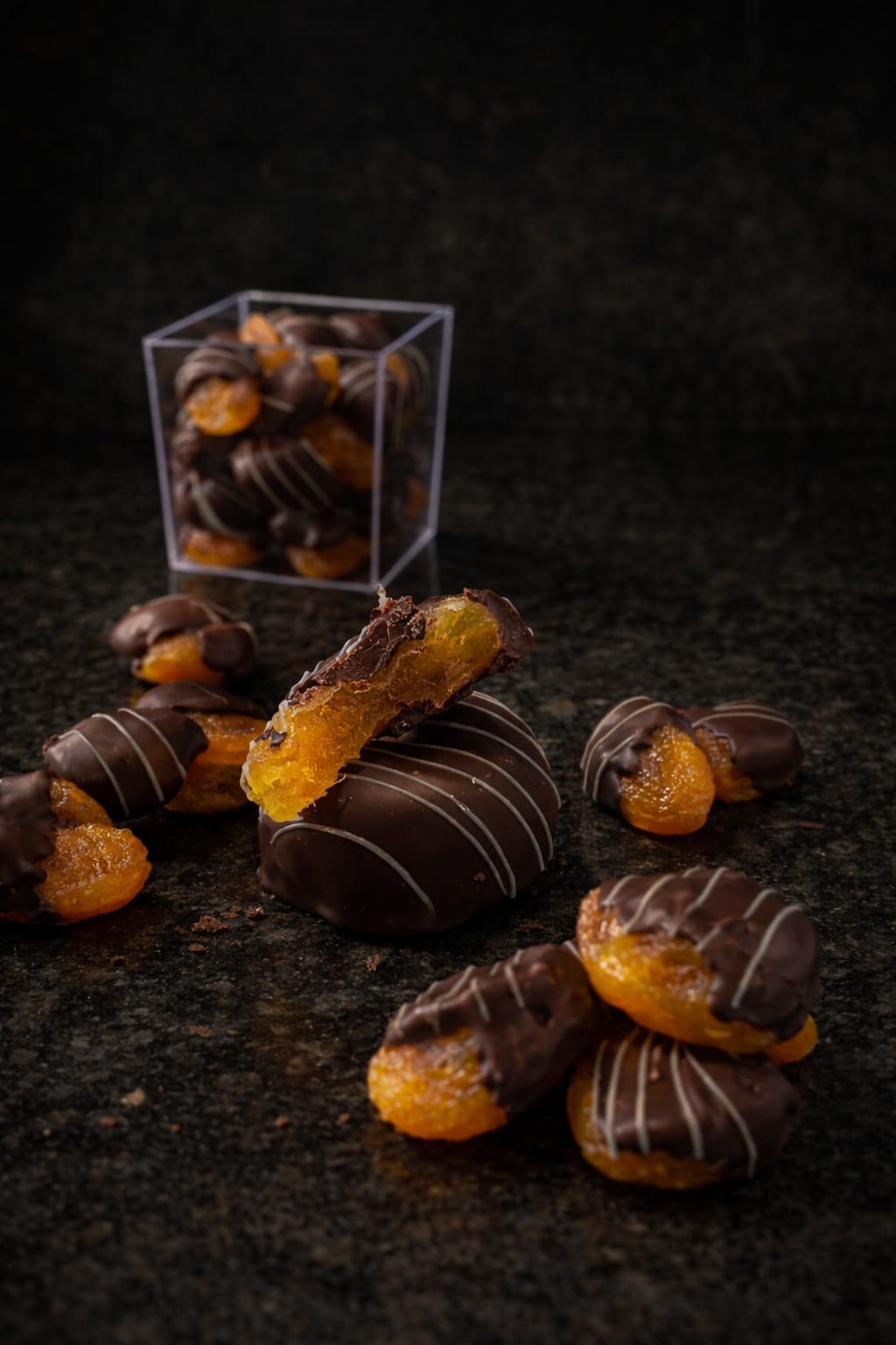 Dried Fruit Dipped In Chocolate